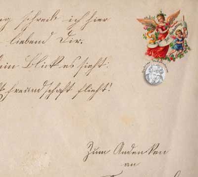 antikes Poesielalbum von 1879 - 1889
