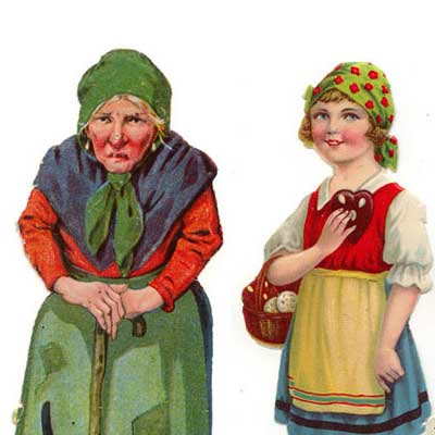 antike Glanzbilder