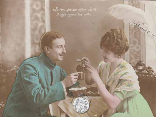 antike Postkarte