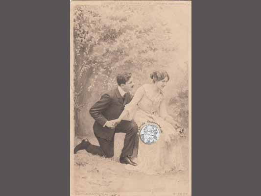 antike Postkarte