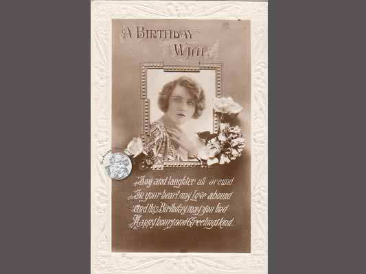 antike Postkarte
