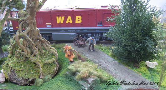 Modellbahnausstellung altes Straßenbahndepot Schkeuditz