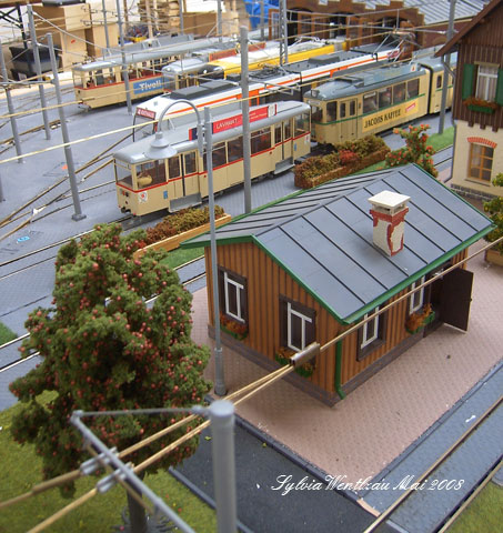 Modellbahnausstellung altes Straßenbahndepot Schkeuditz